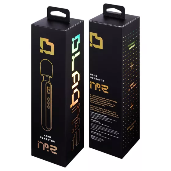 BLAQ - vibrátor na masáž - digitální - černý