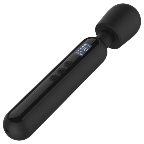 BLAQ - vibrátor na masáž - digitální - černý