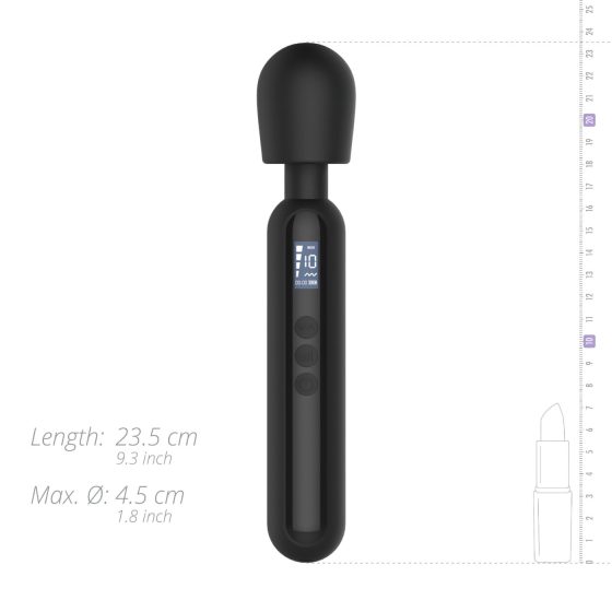 BLAQ - digitální masážní vibrátor (černý)