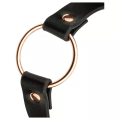Rosy Gold - obojek na krk - černá/rose gold