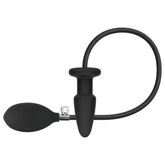 EasyToys - nafukovací anální kolík (černý)