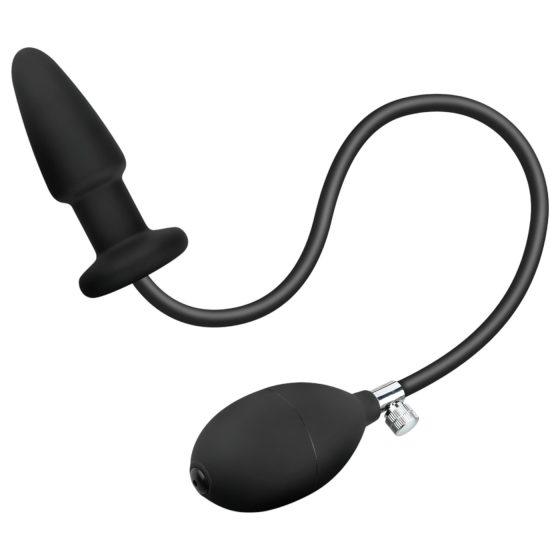 EasyToys - nafukovací anální kolík (černý)
