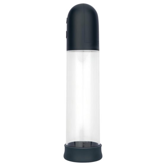 Boners - automatická pumpa na penis masturbátor (průhledná-černá)