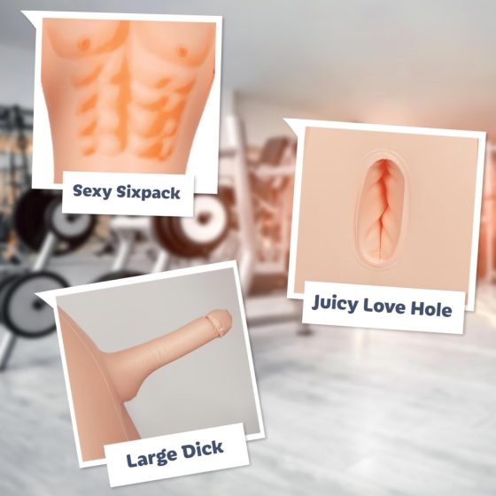 AirDoll David Blowme - nafukovací muž - realistický - tělová