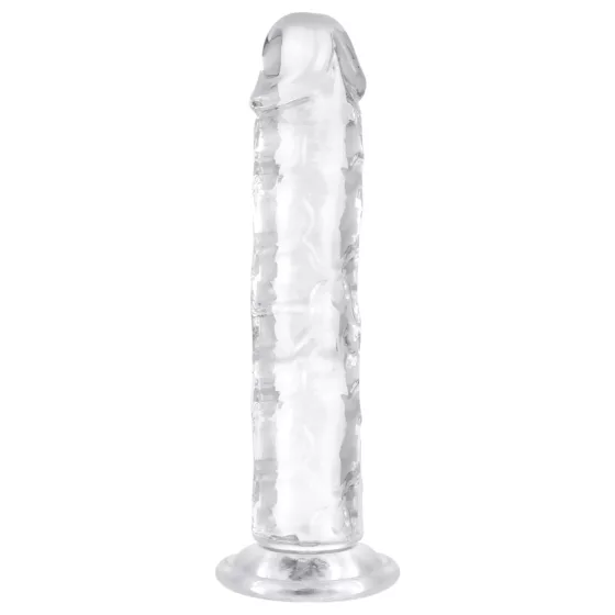EasyToys - gelový dildo - 16 cm - transparentní