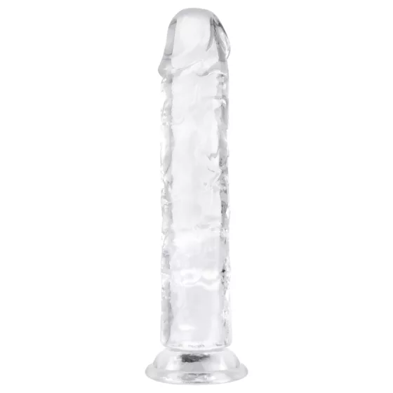 EasyToys - gelový dildo - 18 cm - transparentní