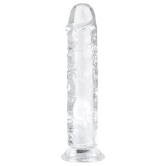 EasyToys - gelové dildo - 18 cm (průhledné)