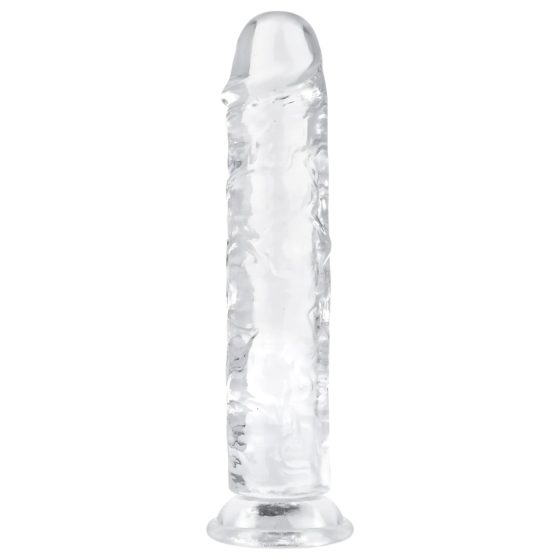 EasyToys - gelové dildo - 18 cm (průhledné)