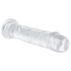 EasyToys - gelové dildo - 18 cm (průhledné)