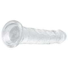 EasyToys - gelové dildo - 18 cm (průhledné)