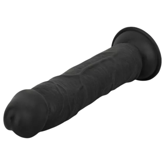 EasyToys - realistické dildo - 17,5 cm (černé)