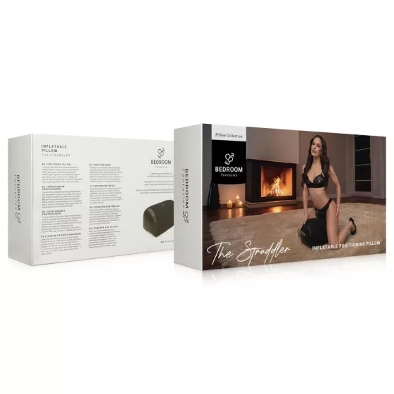 Bedroom Fantasies - nafukovací sex polštář - držák na vibrátor - černý