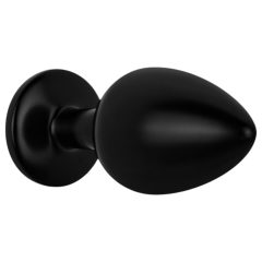 Kolekce Easytoys - anální kolík s kamínkem - L (černý)