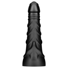 BUTTR Black Hawk - realistické anální dildo (černé)