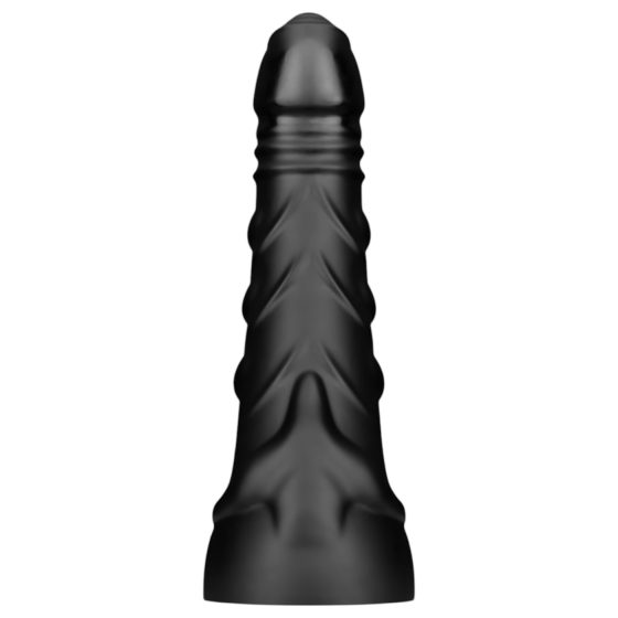 BUTTR Black Hawk - realistické anální dildo (černé)