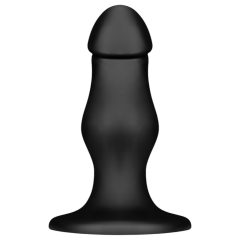BUTTR FIM-92 - anální dildo s přísavkou (černé)