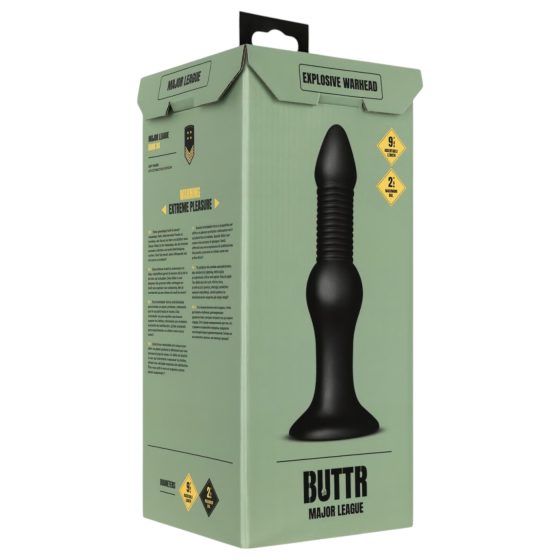 BUTTR Explosive Warhead - anální dildo (černé)