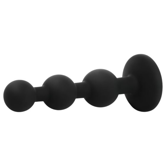 EasyToys - korálkový anální kolík (černý)