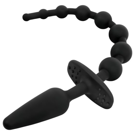 EasyToys - 2v1 anální kolík (černý)