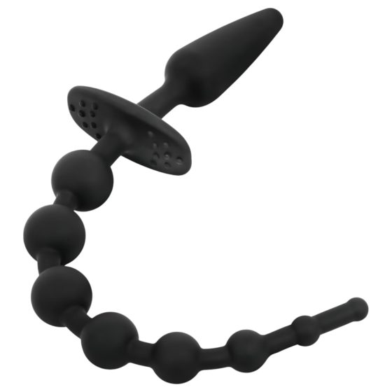EasyToys - 2v1 anální kolík (černý)