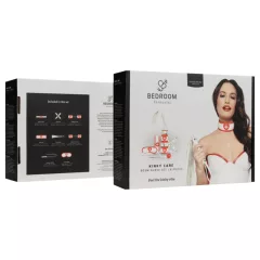   Bedroom Fantasies - kostým zdravotní sestřičky - 8 dílů - červená/bílá