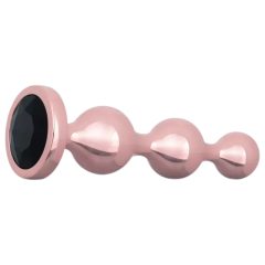 Rosy Gold - anální dildo sada (růžové zlato)