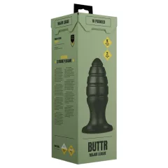 BUTTR Aftershock - obří anální plug (černý) - 23 cm