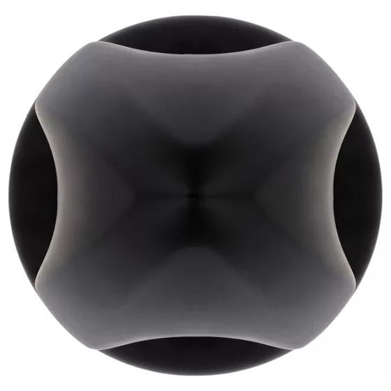 BUTTR Huge Explosive II - obří anální kolík (černý) - 29 cm