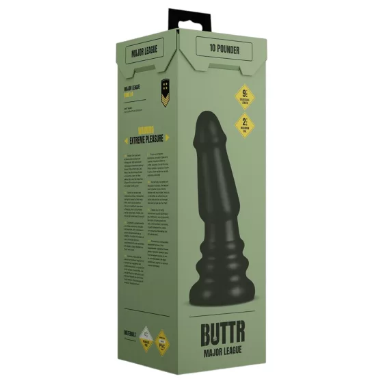 BUTTR Tactical II - obrovský anální kolík (černý) - 26 cm