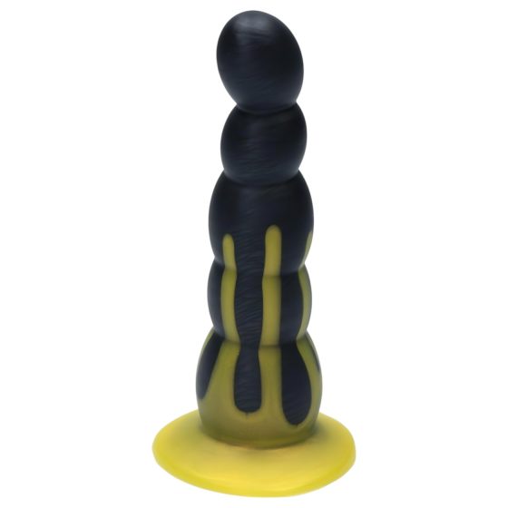 Ylva & Dite Circe - přísavný anální dildo (černo-žlutý)