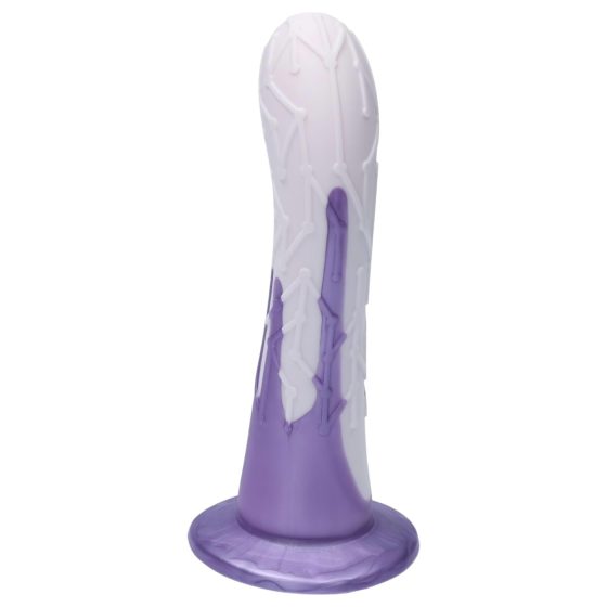 Ylva & Dite Cryptodite - přísavkový vzorovaný dildo (růžovo-fialový)