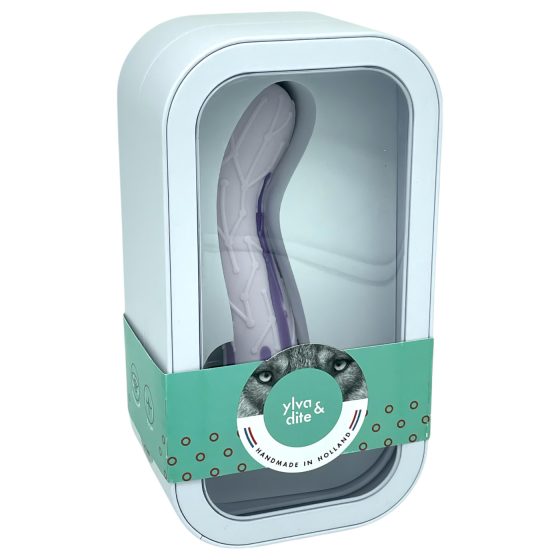 Ylva & Dite Cryptodite - přísavkový vzorovaný dildo (růžovo-fialový)