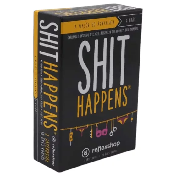 Shit Happens - společenská hra - 50 odstínů trapasů - v maďarštině