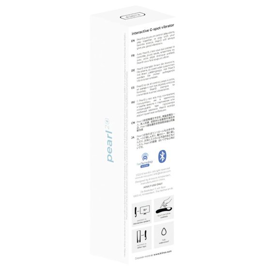 Kiiroo Pearl 2 - interaktivní, vodotěsný G-bod vibrátor (zelený)