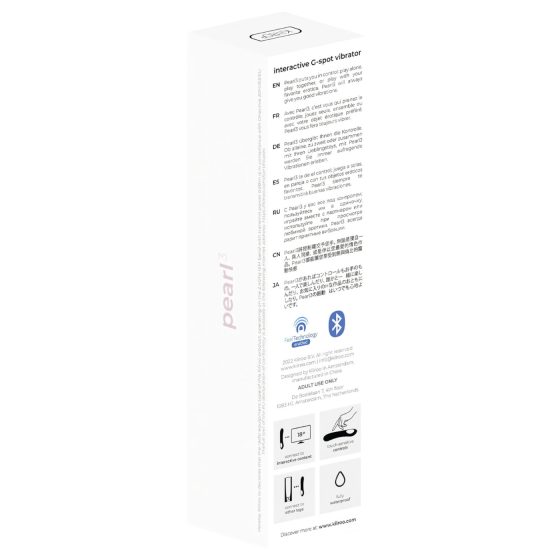 Kiiroo Pearl 3 - interaktivní, vodotěsný G-bod vibrátor (růžový)