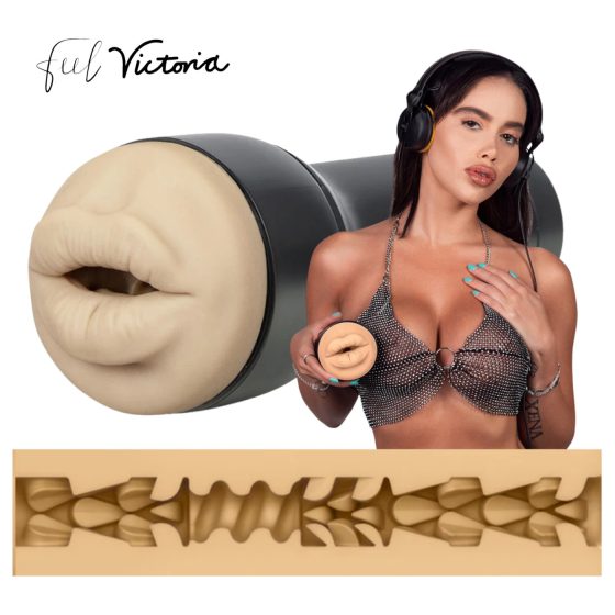 Kiiroo Victoria June - orální masturbátor - kompatibilní s PowerBlow (přírodní)