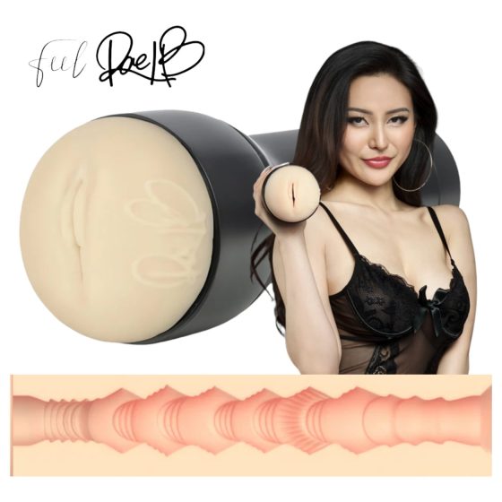 Kiiroo Rae Lil Black – umělá vagína – kompatibilní s PowerBlow (přírodní)