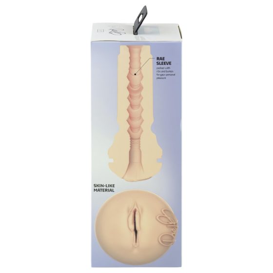Kiiroo Rae Lil Black – umělá vagína – kompatibilní s PowerBlow (přírodní)