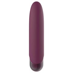   Glam - akumulátorový, vodotěsný mini vibrátor (fialový)
