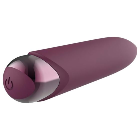 Glam - akumulátorový, vodotěsný mini vibrátor (fialový)
