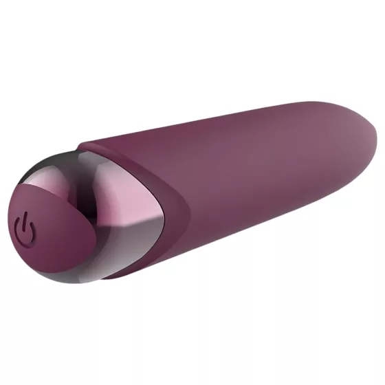 Glam - mini vibrátor na dálkové ovládání - vodotěsný - fialová