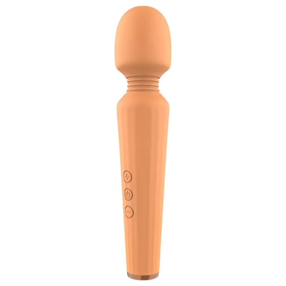 Glam - masážní vibrátor na akumulátor - oranžový
