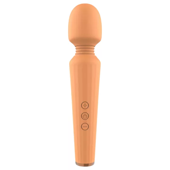 Glam - masážní vibrátor na akumulátor - oranžový