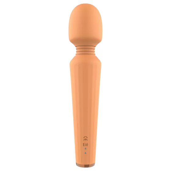 Glam - masážní vibrátor na akumulátor - oranžový