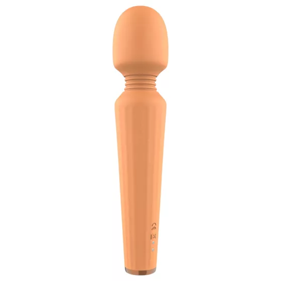 Glam - masážní vibrátor na akumulátor - oranžový