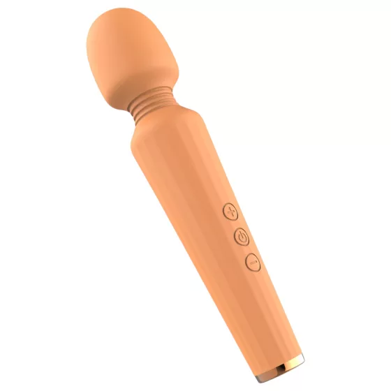 Glam - masážní vibrátor na akumulátor - oranžový