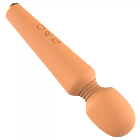 Glam - masážní vibrátor na akumulátor - oranžový