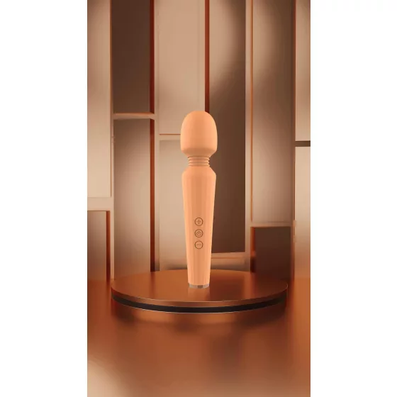 Glam - masážní vibrátor na akumulátor - oranžový