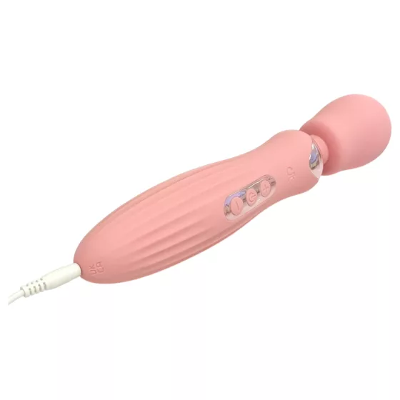 Glam - velký wand vibrátor (růžový)