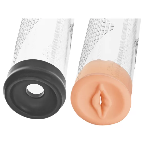 Dreamtoys - klasická vakuová pumpa na penis (průhledná)